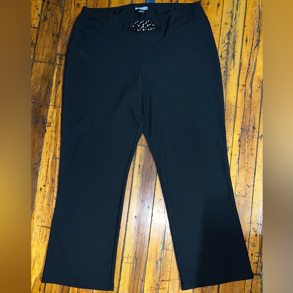 🆂🅾🅻🅳! Essentials Black Ribbed Ladies Pants - Picture 4 of 8